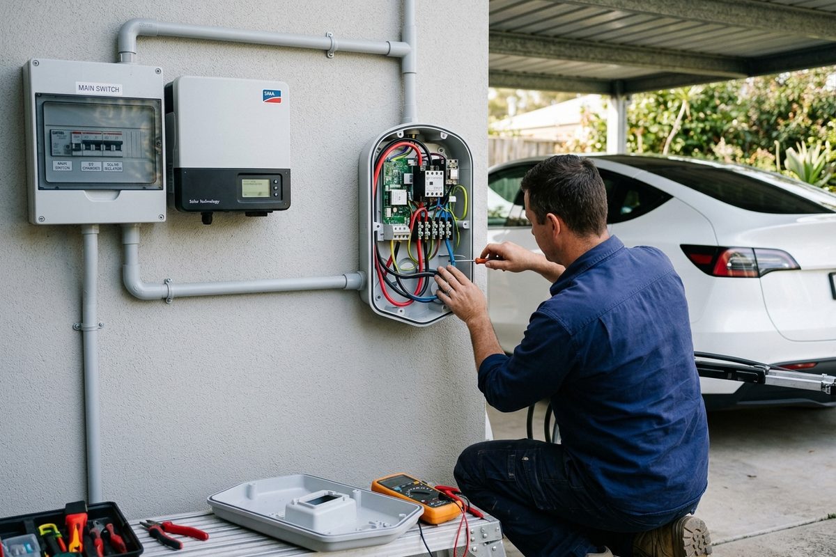 Wiring an EV Charger to Your Existing Solar on the Central Coast