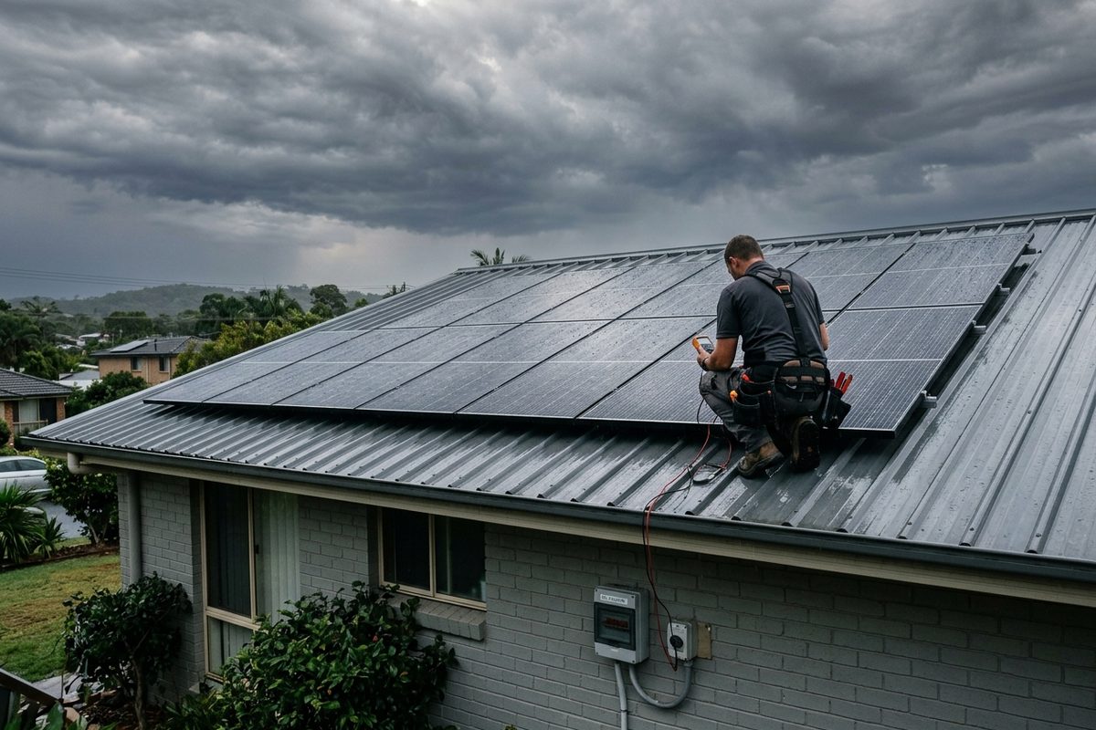 Storm, Lightning and Power Surge Damage to Solar Systems